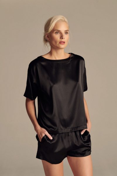 Paris Elegance Silk Blouse