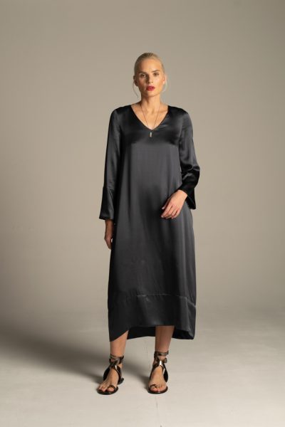 Milan Navy Blue Maxi Dress