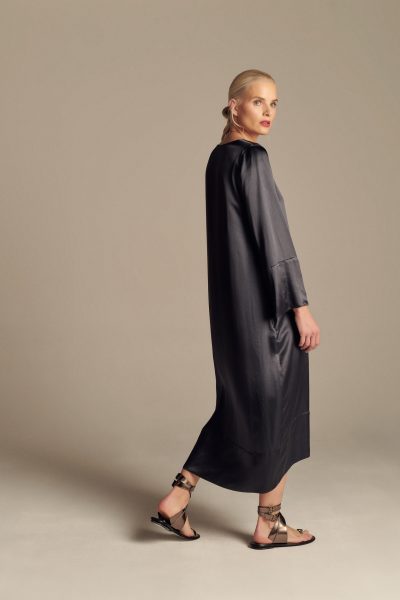 Milan Navy Blue Maxi Dress