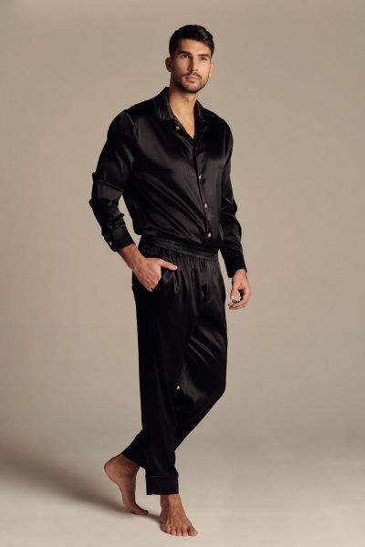 Silk Mens Pyjama Set