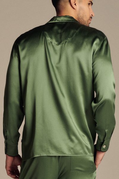 Silk Mens Pyjama Shirt